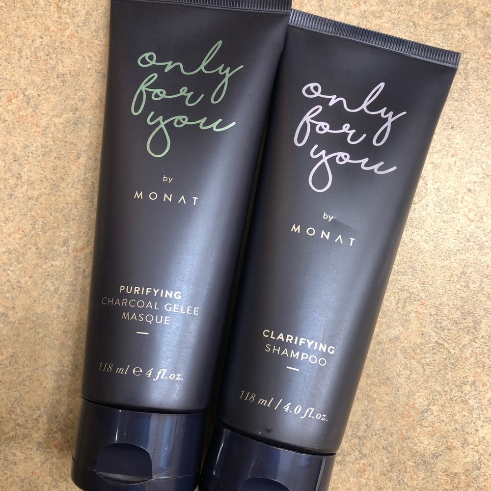 Monat Purifying Mask and Clarifying Shampoo
